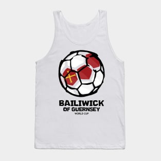 Bailiwick of Guernsey Football Country Flag Tank Top